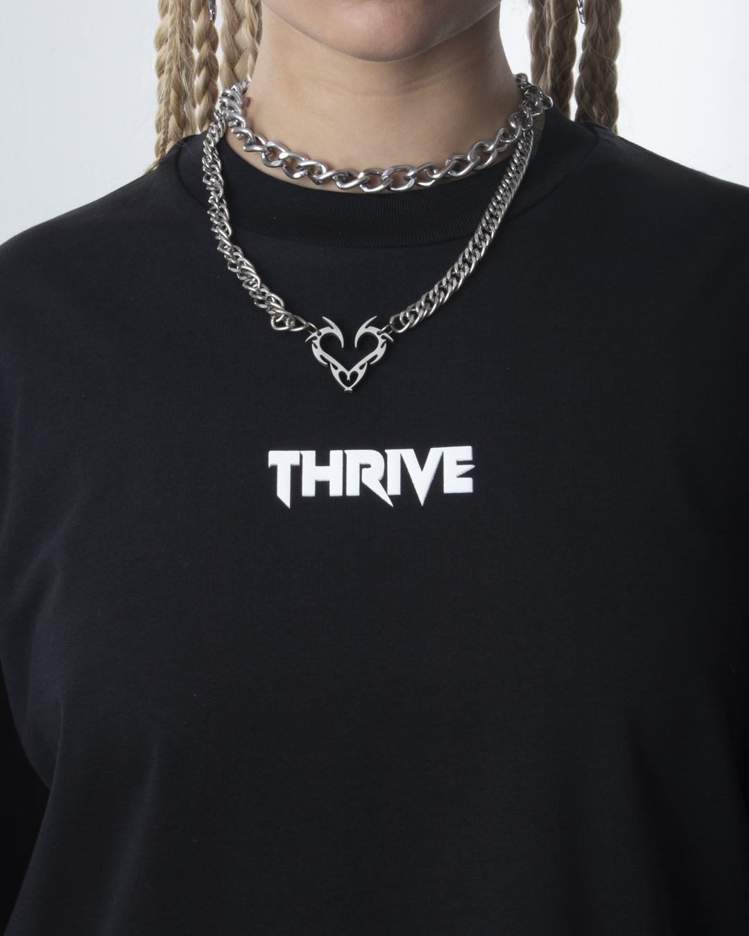 Rhinestone T-Shirt Negra - Star Dust