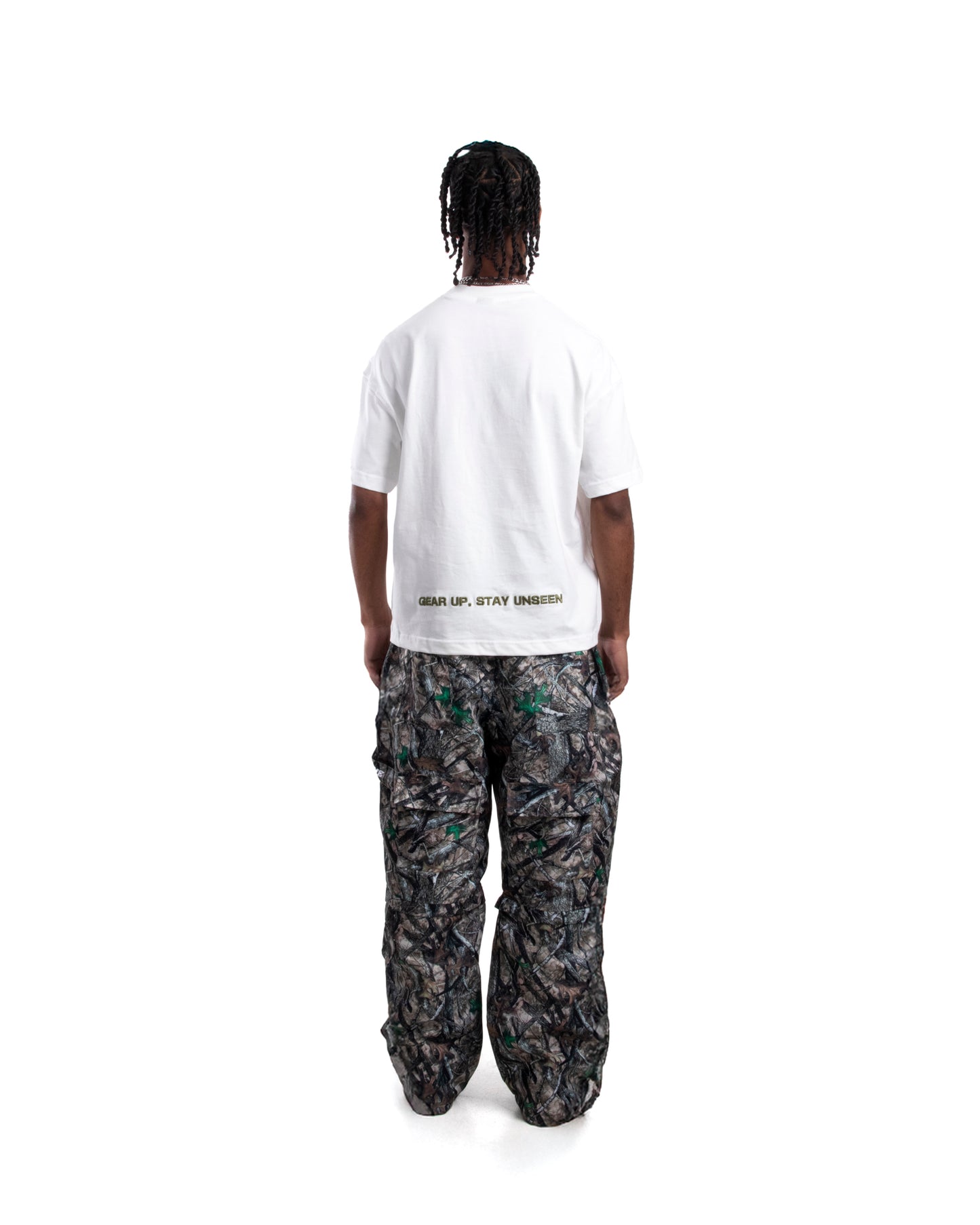 Camiseta Stay Unseen Crema - Camø Kore