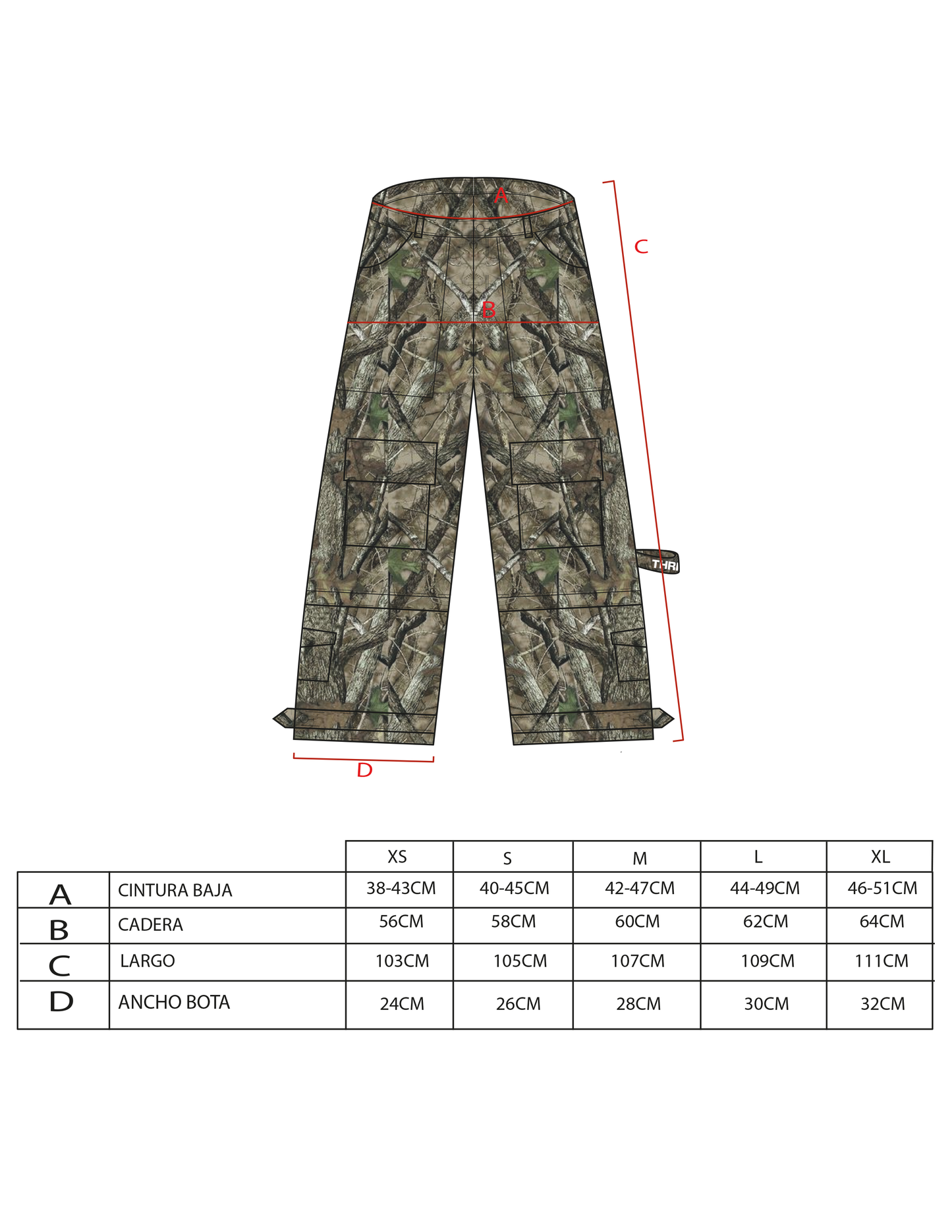 Pantalón/Jorts Cargo - Camø Kore