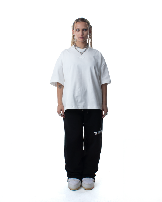 Rhinestone T-Shirt Crema - Star Dust