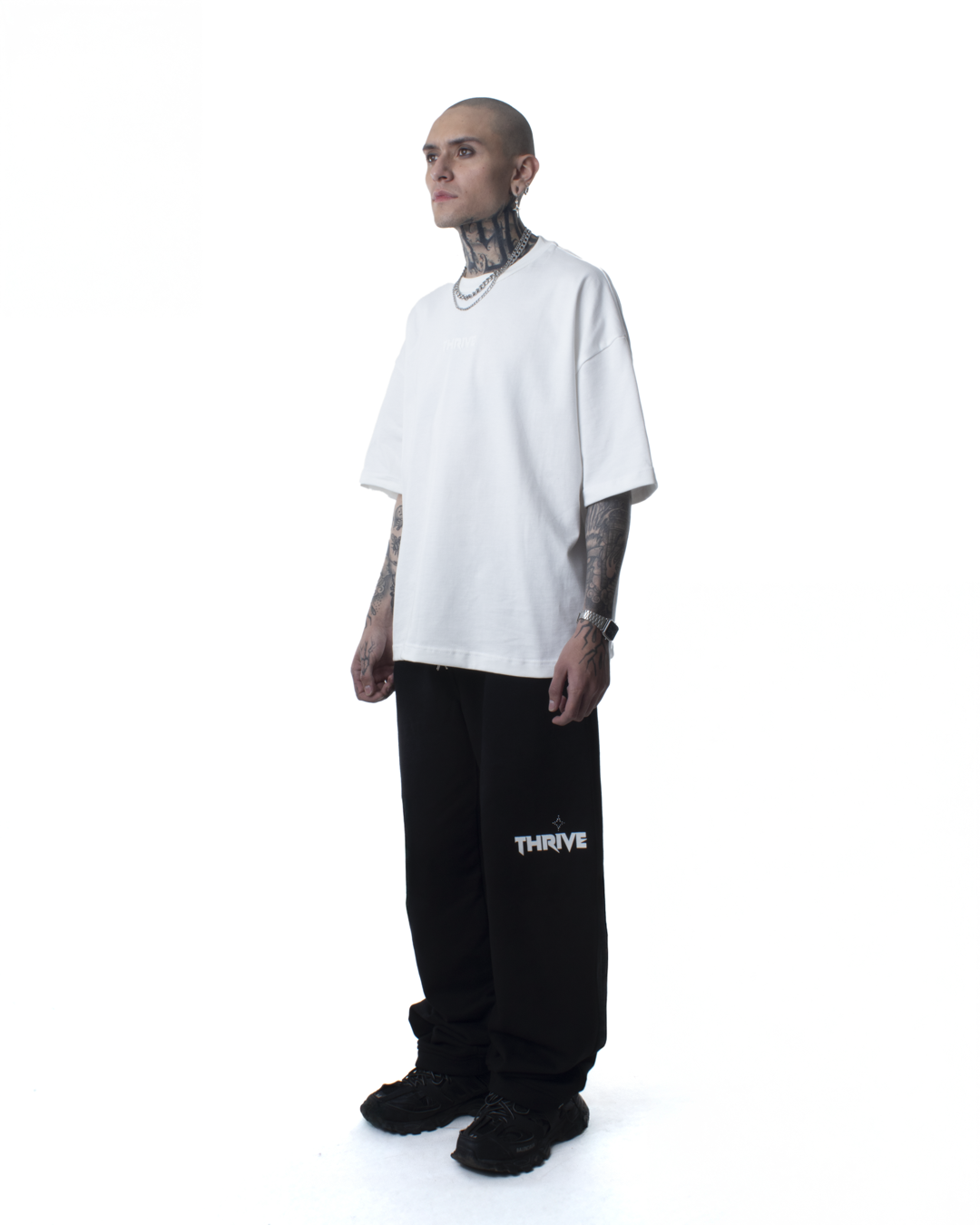 Rhinestone T-Shirt Crema - Star Dust