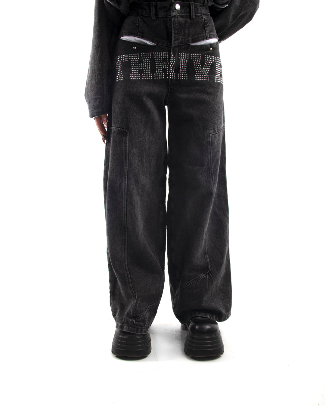 Baggy Jeans Negro - Hard Shine