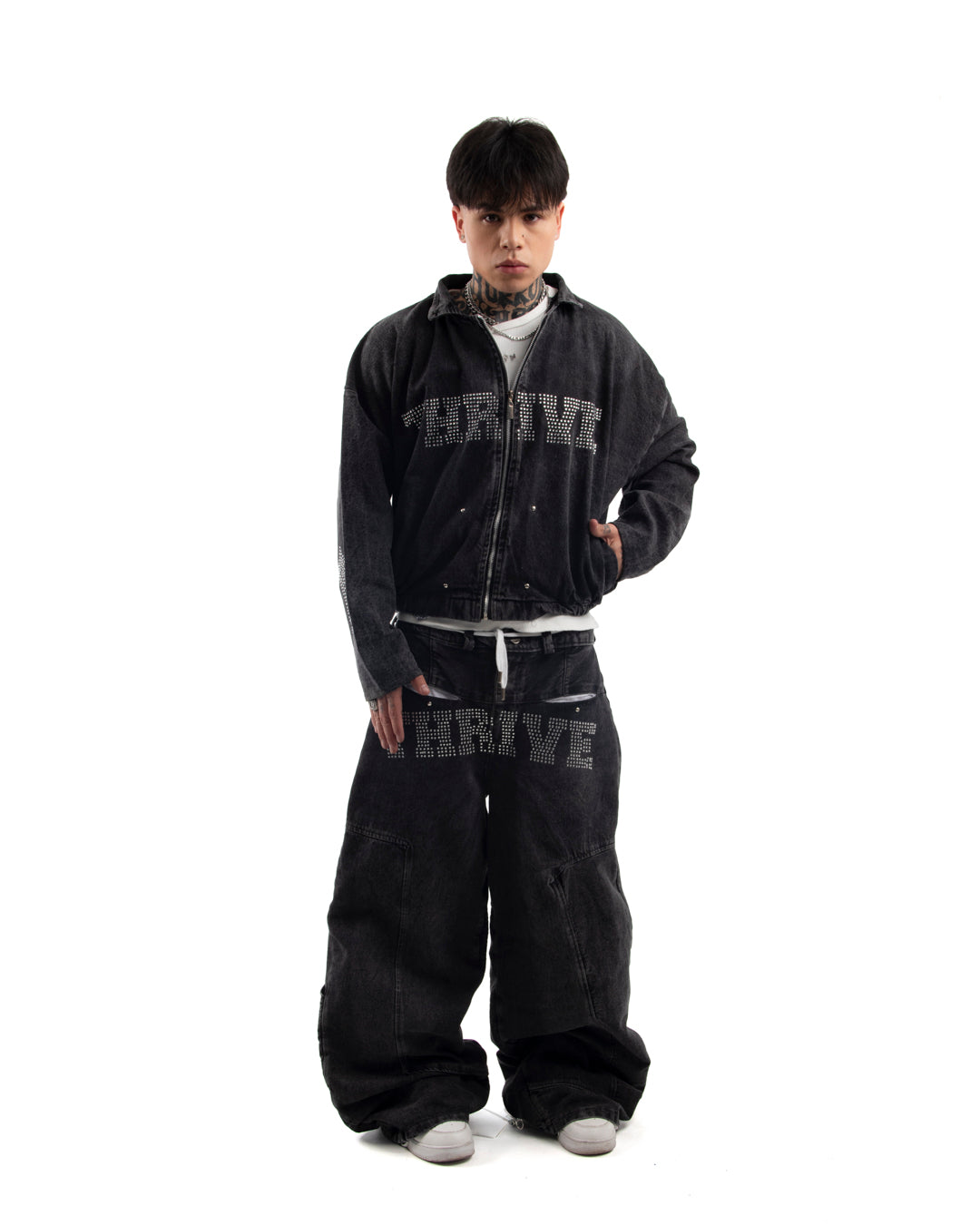 Chaqueta Denim Negra - Hard Shine